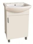Inter Ceramic Долен шкаф за баня ICP 4535 NEW, Inter Ceramic, PVC, бял, с умивалник, 45x35x85см (4535 NEW)