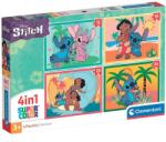 Clementoni Stitch 4 az 1-ben puzzle 12,16,20,24 db-os (21745)