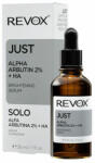 Revox Just Alpha Arbutin 2% + HA ser cu efect iluminator pentru față și gât 30 ml