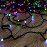  Heylight okos fényfüzér, 160 RGB LED, fekete kábel, 16 m (KBT 160)