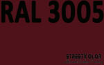 StreetKolor RAL 3005 Akril autófesték fényes vagy matt 1 liter + fixáló + hígító (RAL3005AKRYL)