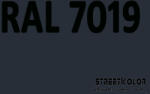 StreetKolor RAL 7019 Uretán autófesték fényes vagy matt 1 liter + fixáló + hígító (RAL7019)