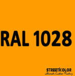 StreetKolor RAL 1028 Uretán autófesték fényes vagy matt 1 liter + fixáló + hígító () (RAL1028)