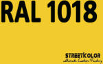 StreetKolor RAL 1018 Akril autófesték fényes vagy matt 1 liter + fixáló + hígító () (RAL1018AKRYL)