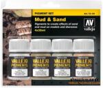  Vallejo pigment - Mud and Sand set 73191 4 x 30ml (Vallejo Mud) (73191/573191)