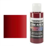 CreateX Colors CreateX 5124 Sötétpiros átlátszó airbrush festék 60ml (Crea-5124-TDRD.60)