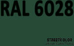 StreetKolor RAL 6028 Akril autófesték fényes vagy matt 1 liter + fixáló + hígító (RAL6028AKRYL)