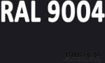 StreetKolor RAL 9004 Uretán autófesték fényes vagy matt 1 liter + fixáló + hígító (RAL9004)