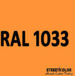 StreetKolor RAL 1033 Akril autófesték fényes vagy matt 1 liter + fixáló + hígító () (RAL1033AKRYL)