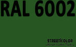 StreetKolor RAL 6002 Akril autófesték fényes vagy matt 1 liter + fixáló + higító (RAL6002AKRYL)