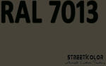 StreetKolor RAL 7013 Uretán autófesték fényes vagy matt 1 liter + fixáló + hígító (RAL7013)