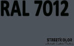 StreetKolor RAL 7012 Akril autófesték fényes vagy matt 1 liter + fixáló + hígító (RAL7012AKRYL)
