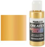 CreateX Colors CreateX 5307 Szaténarany gyöngyházfényű airbrush festék 60 ml () (Crea-5307-PSG.60)