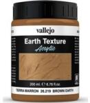 Acrylicos Vallejo Vallejo Diorama Effects Brown Earth 200 ml. (Vallejo Brown) (26.219/526219)