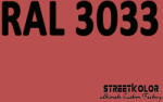  RAL 3033 Uretán autófesték fényes vagy matt 1 liter + fixáló + hígító (RAL3033)