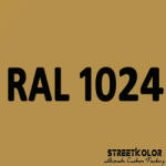 StreetKolor RAL 1024 Akril autófesték fényes vagy matt 1 liter + fixáló + hígító () (RAL1024AKRYL)