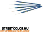 Feurer & Sohn GmbH Germany Kolibri 888 öt kék szintetikus ecset szettje (Brush Set 888) (Brushes_170007)