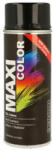 MaxiColor MAXI COLOR akril festék magasfényű fedőlakknl spray kiszerelésben, RAL9017, Űrtartalom: 400ml (MX9017)