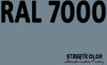 StreetKolor RAL 7000 Akril autófesték fényes vagy matt 1 liter + fixáló + hígító (RAL7000AKRYL)
