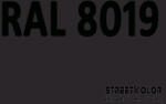 StreetKolor RAL 8019 Uretán autófesték fényes vagy matt 1 liter + fixáló + hígító (RAL8019)