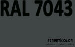 StreetKolor RAL 7043 Uretán autófesték fényes vagy matt 1 liter + fixáló + hígító (RAL7043)