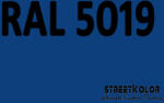 StreetKolor RAL 5019 Uretán autófesték fényes vagy matt 1 liter + fixáló + hígító (RAL5019)