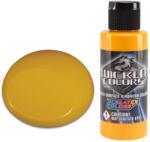 CreateX Colors Wicked W011 Aranysárga áttetsző airbrush festék 60ml (WICKED) (Wi-011-GoldenY.60)