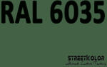 StreetKolor RAL 6035 Akril autófesték fényes vagy matt 1 liter + fixáló + hígító (RAL6035AKRYL)