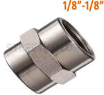 KolorTech Redukció (MUFNA) belső menet G1/8", G1/8" belső menet - Nikkelezett sárgaréz (A007-1818)