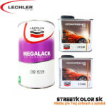  Lechler Megalack HS színtelen lakk 1l + 0, 5l keményítő 2: 1 + hígító, Magas fényű (09639+313x0+00825)