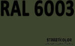 StreetKolor RAL 6003 Uretán autófesték fényes vagy matt 1 liter + fixáló + hígító (RAL6003)