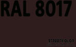 StreetKolor RAL 8017 Uretán autófesték fényes vagy matt 1 liter + fixáló + hígító (RAL8017)