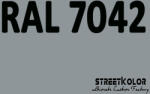 StreetKolor RAL 7042 Uretán autófesték fényes vagy matt 1 liter + fixáló + hígító (RAL7042)