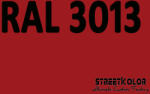 StreetKolor RAL 3013 Akril autófesték fényes vagy matt 1 liter + fixáló + hígító (RAL3013AKRYL)