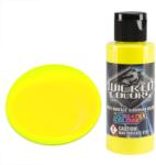 CreateX Colors Wicked W024 fluoreszkáló sárga airbrush festék 60ml (WICKED) (W024.60)
