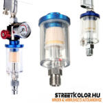 KolorTech CD007 Iszapszűrő pisztoly alá leeresztő szeleppel, menet: 1/4 (CD007)