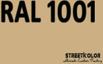 StreetKolor RAL 1001 Uretán autófesték fényes vagy matt 1 liter + fixáló + hígító () (RAL1001)