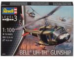Revell Bell UH-1H Gunship Model Set helikopter 1: 100, 70 részes () (REVELLMODEL-100-04983)