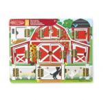 Melissa & Doug - Магнитна образователна игра с врати - Ферма (14592)