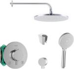 SANITINO - Set de duș cu termostat și corp încastrat Hansgrohe, accesorii kielle, crom SANI21HKK015 (SANI21HKK015)