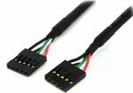 StarTech - 60 cm-es belső 5 tűs USB IDC alaplap fejléc kábel F/F - USBINT5PIN24 (USBINT5PIN24)