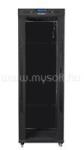 Lanberg 19" szabadon álló rack szekrény 37U/600X800 üvegajtó, lapraszerelt, LCD kijelző (fekete) (FF01-6837-12BL) (FF01-6837-12BL)