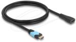 Delock HDMI удължителен кабел, 48 Gbps, 8K, 60HZ, 1м (DELOCK-81997) - megamag