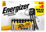 Energizer Power alkáli mikro elem AAA B8 - 8db/bliszter (ENE-EPAAAB8) - megatool