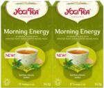 YOGI TEA 2x Bio Morning Energy tea készlet, 17 tasak, 35.7 g
