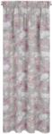 Eurofirany SHERRY függöny virágmintával 140x300 Rejansa, ezüst (410672)