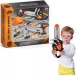 Mappy Tool játékkészlet, Fúróval és láncfűrésszel, 32 darabos