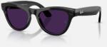 Meta RAY-BAN Meta Skyler (Standard) Smart Glasses (Gen 2) - Shiny Black, Clear to Amethyst Transitio (0RW4014 601/CH52)
