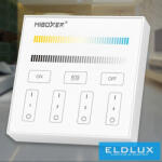 MIBOXER RF 2.4G CCT LED Szalaghoz Fali Távirányító 4 Zónás fehér (1031502304)