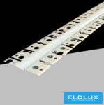 UNIVERSO Flexibilis süllyesztett aluprofil matt fehér fedlappal belső: 12.6mm 1.5m (3919933720)